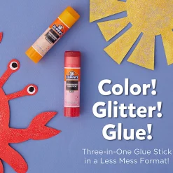 Elmer's Color 'N Glitz Glue Sticks, 0.21gm, Pack Of 4 Glue Sticks
