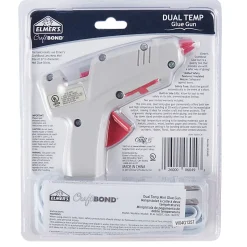 Elmer's® CraftBond® 20-Watt Mini Dual-Temp Glue Gun, Gray/Pink