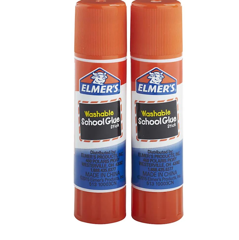 Elmer's Disappearing Purple School Glue Sticks, 0.21 oz, 2 Count