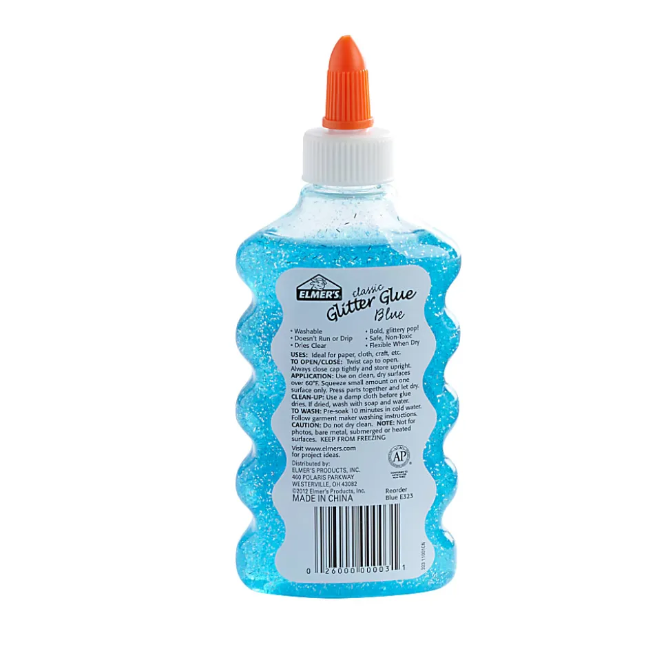 Elmer's® Glitter Glue, 6 Oz, Blue