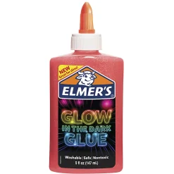 Elmer's® Glow-In-The-Dark Liquid Glue, Pink, 5 Oz
