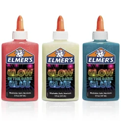 Elmer's® Glow-In-The-Dark Liquid Glue, Blue, 5 Oz