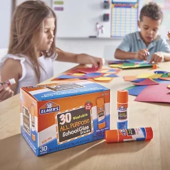 Elmer's® Glue Stick Classroom Pack, All-Purpose Clear, Box Of 30