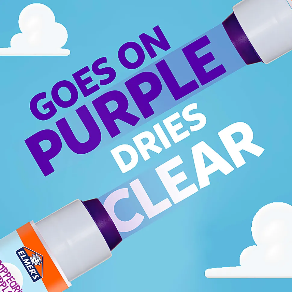 Elmer's Glue Sticks featuring Toy Story Characters, Disappearing Purple Glue Sticks, School Supplies, 6g, 4 Count