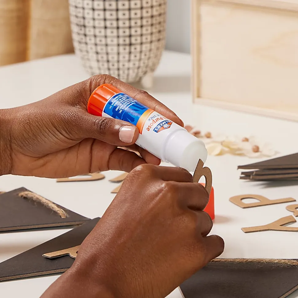 Elmer's® Office Strength Glue Sticks, All Purpose, 0.77 Oz, Clear, Pack Of 12