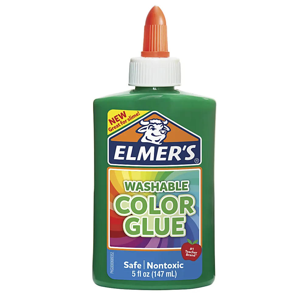 Elmer's® Washable Color Glue, Green, 5 Oz Bottle