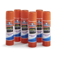 Elmer's® Washable Disappearing Purple School Glue Sticks, 0.21 Oz., Pack Of 6