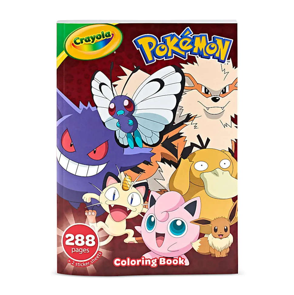 Embark on a Pokémon adventure with the Crayola Pokémon Coloring Book! 288 pages of fun, 2 sticker sheets, and beloved Pokémon characters. Learn more!