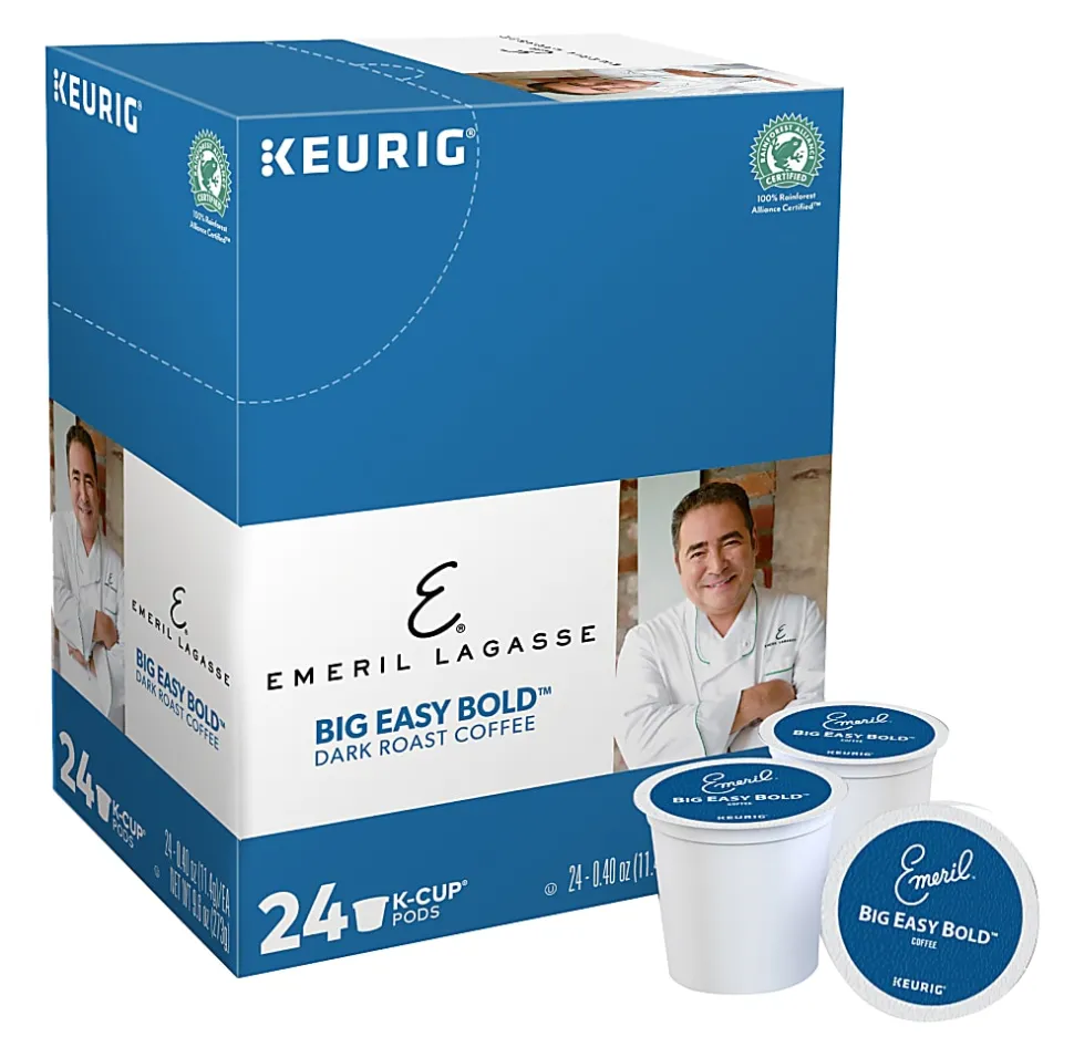 Emeril Lagasse Single-Serve Coffee K-Cup® Pods, Big Easy Bold, Carton Of 24