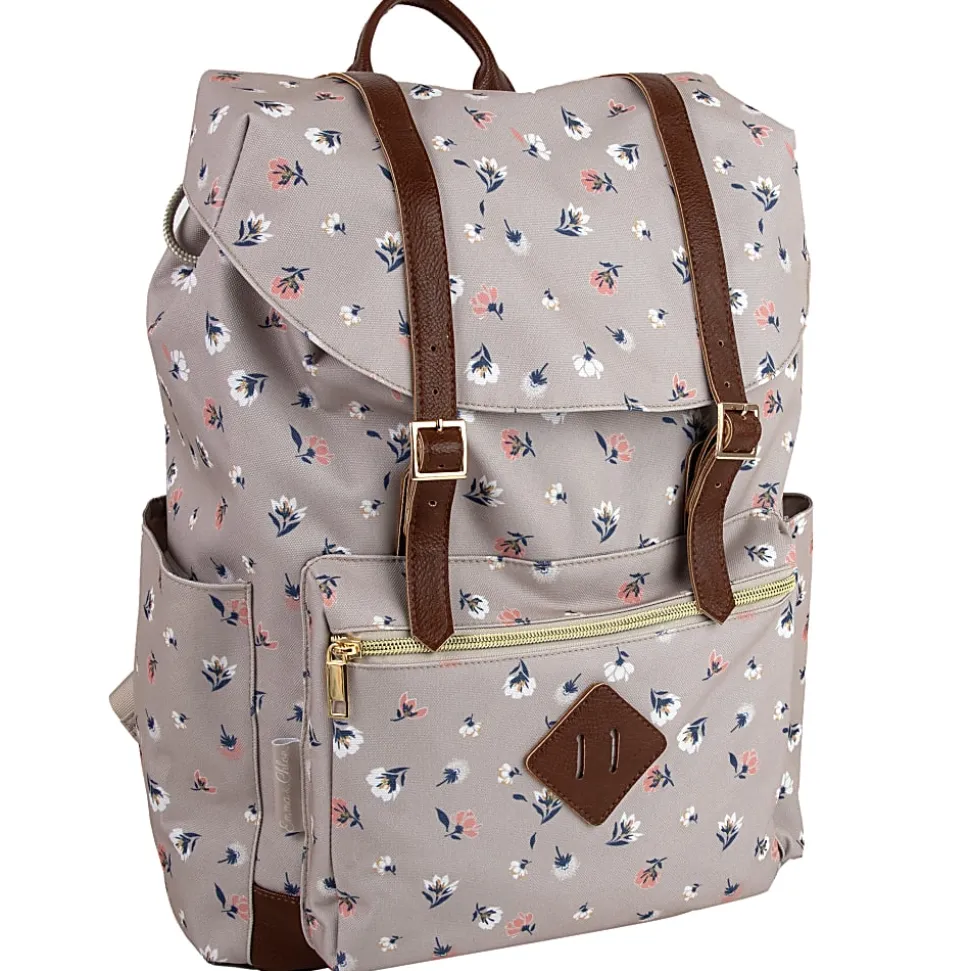 Emma & Chloe Drawstring Backpack, Floral
