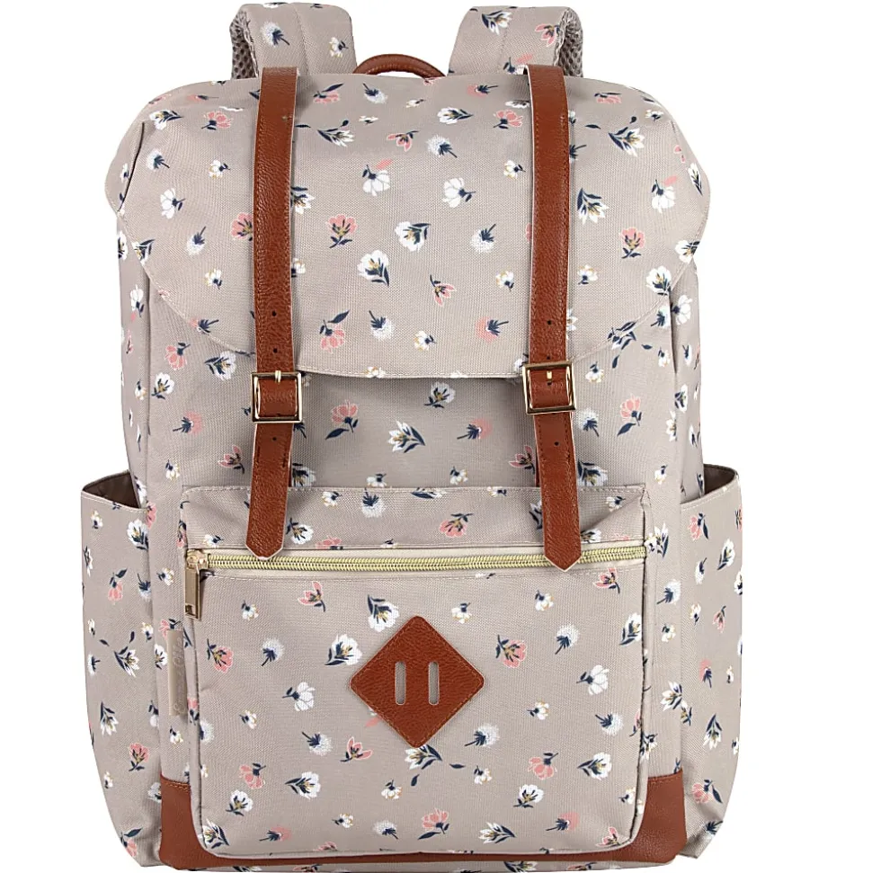 Emma & Chloe Drawstring Backpack, Floral