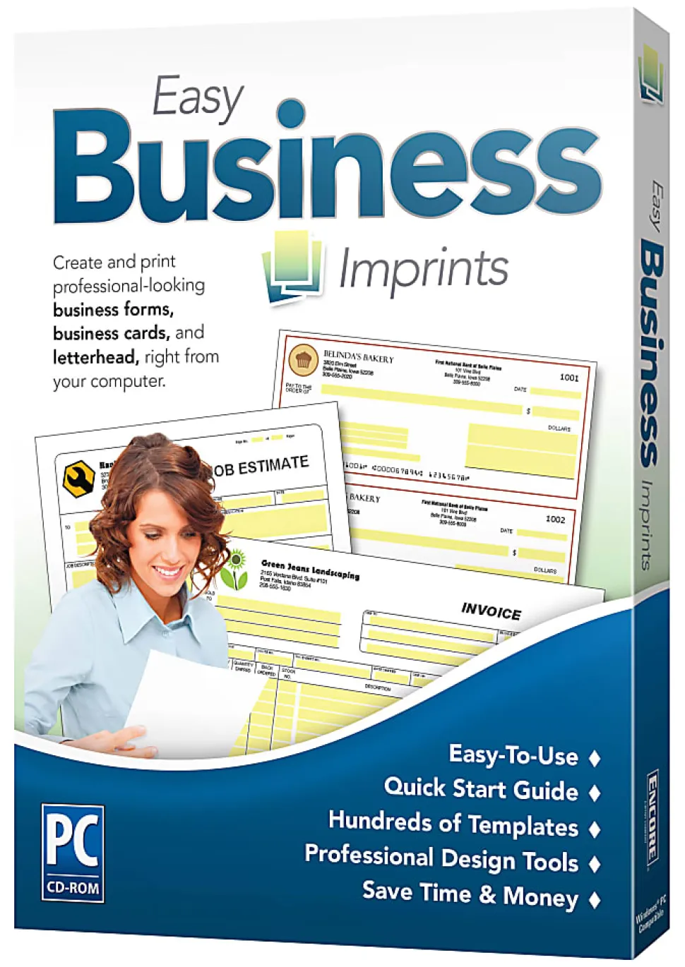 Encore Easy Business Imprints, for 1 PC, Traditional Disc