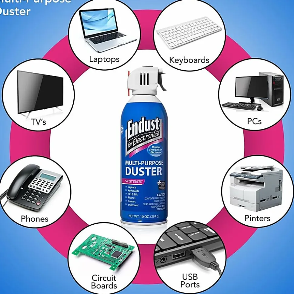 Endust For Electronics Duster, Multi-Purpose, 10 Oz Can