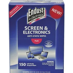 Endust Screen/Electronics Clean Wipes - For Smartphone, Handheld Device, Notebook, LCD, GPS Navigation System, Display Screen - 14316