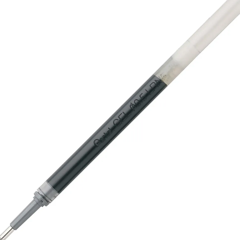 EnerGel Liquid Gel Pen Refill - 0.50 mm , Fine Point - Black Ink - Smudge Proof, Smear Proof, Quick-drying Ink, Glob-free, Smooth Writing - 12 / Box