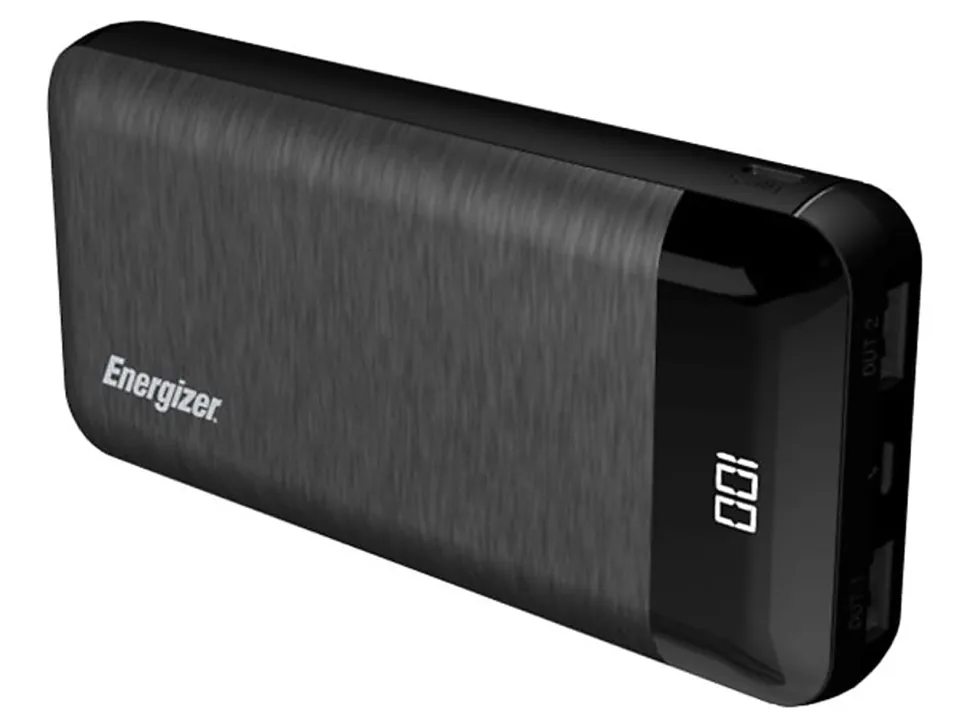 Energizer® 20,000 mAh Max Power Bank, Black, UE20058