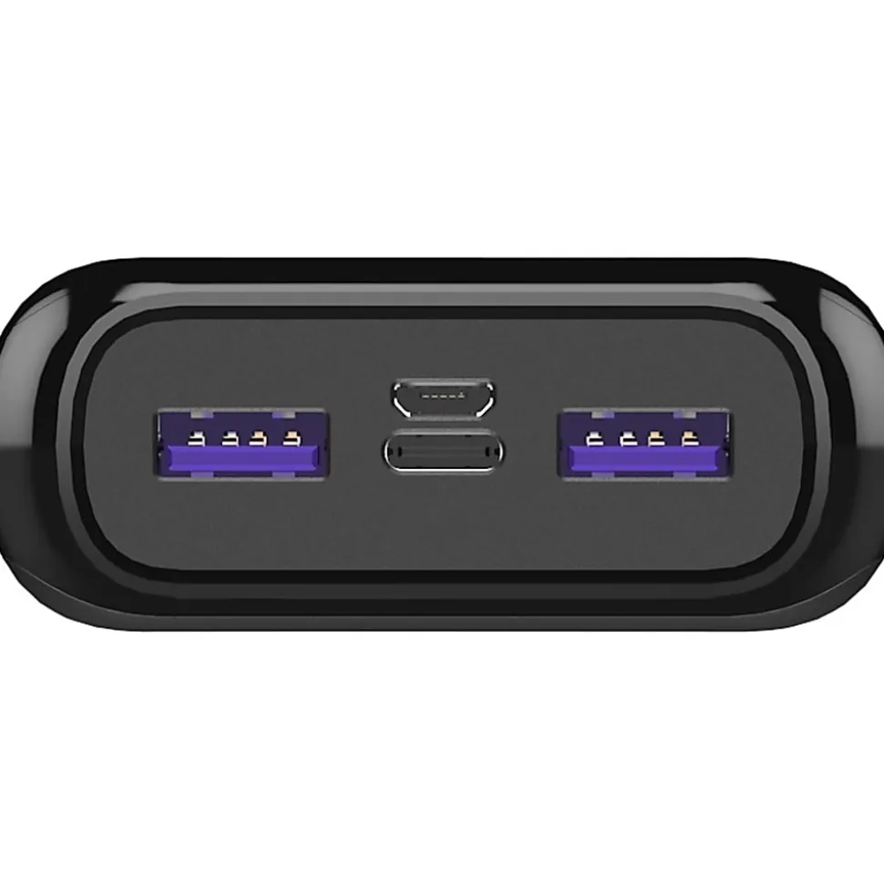 Energizer 20,000mAh Ultimate Power Bank, Black, UE20011PQ