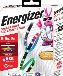 Energizer® Smart Wi-Fi Multicolor And Single-White LED Light Strip
