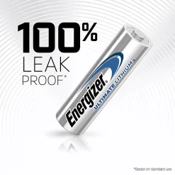 Energizer Ultimate Lithium AA Batteries (4 Pack), 1.5V Lithium Double A Batteries