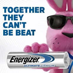 Energizer Ultimate Lithium AA Batteries (4 Pack), 1.5V Lithium Double A Batteries