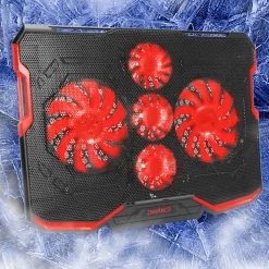 Enhance Cryogen 2 Laptop Cooling Pad (Red) - Upto 17