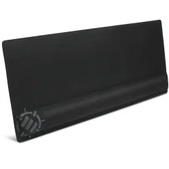 ENHANCE - Keyboard and mouse pad with wrist pillow - black