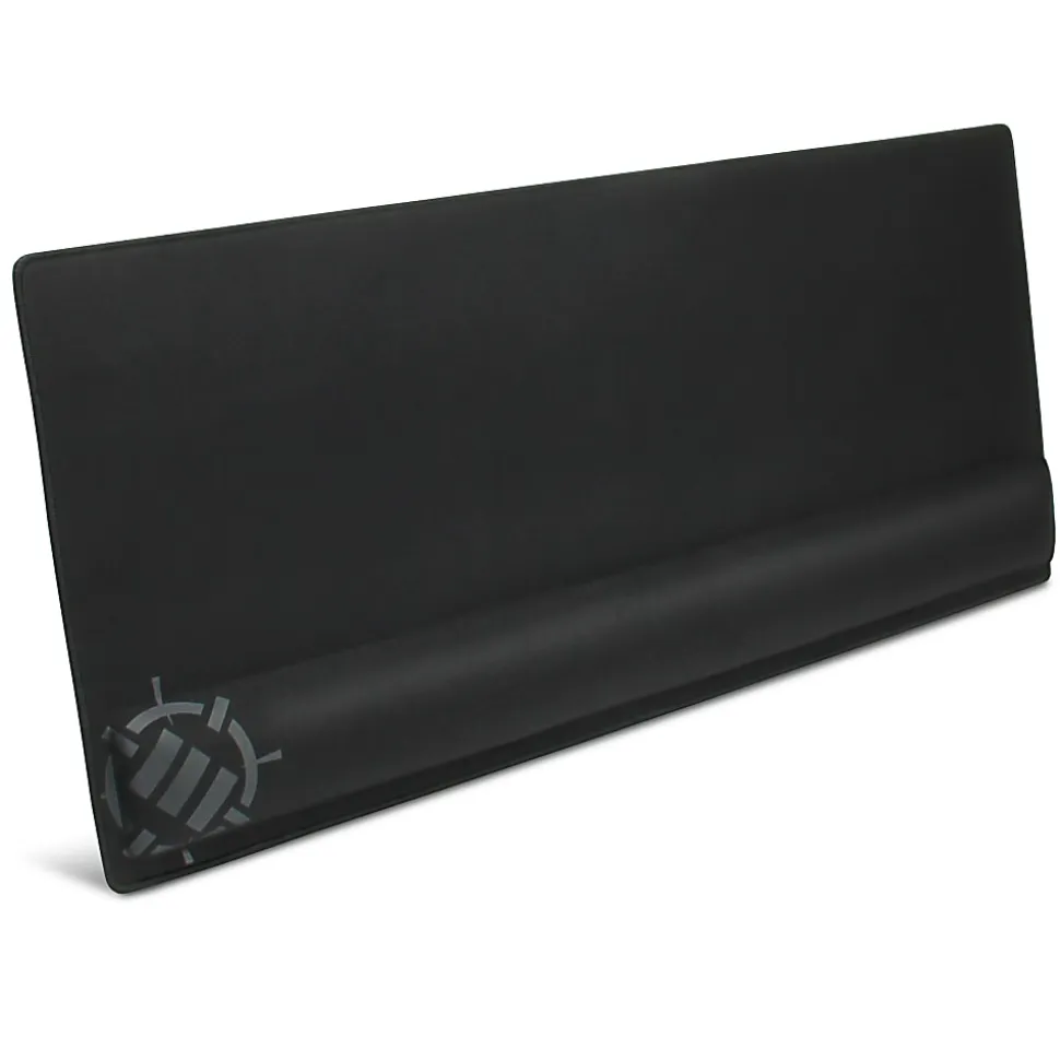 ENHANCE - Keyboard and mouse pad with wrist pillow - black