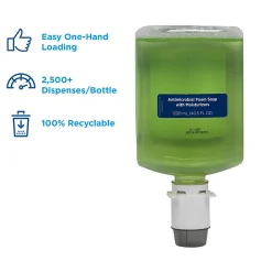 enMotion® by GP PRO Gen2 Moisturizing Antimicrobial Foam Soap Dispenser Refill, Tranquil Aloe®, 1,200 mL (40.58 Oz), Case Of 2