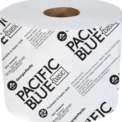 Envision Georgia Pacific 2 Ply Toilet Paper, 95% Recycled, 1000 Sheets Per Roll, Pack Of 48 Rolls