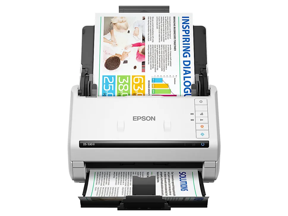 Epson DS-530 II Large Format ADF Scanner, 600 dpi Optical, B11B261202