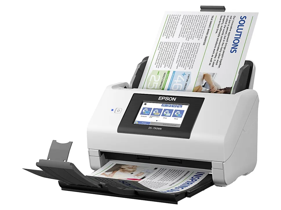 Epson DS-790WN Cordless Large Format ADF Scanner - 600 dpi Optical - 32-bit Color - 24-bit Grayscale - B11B265201