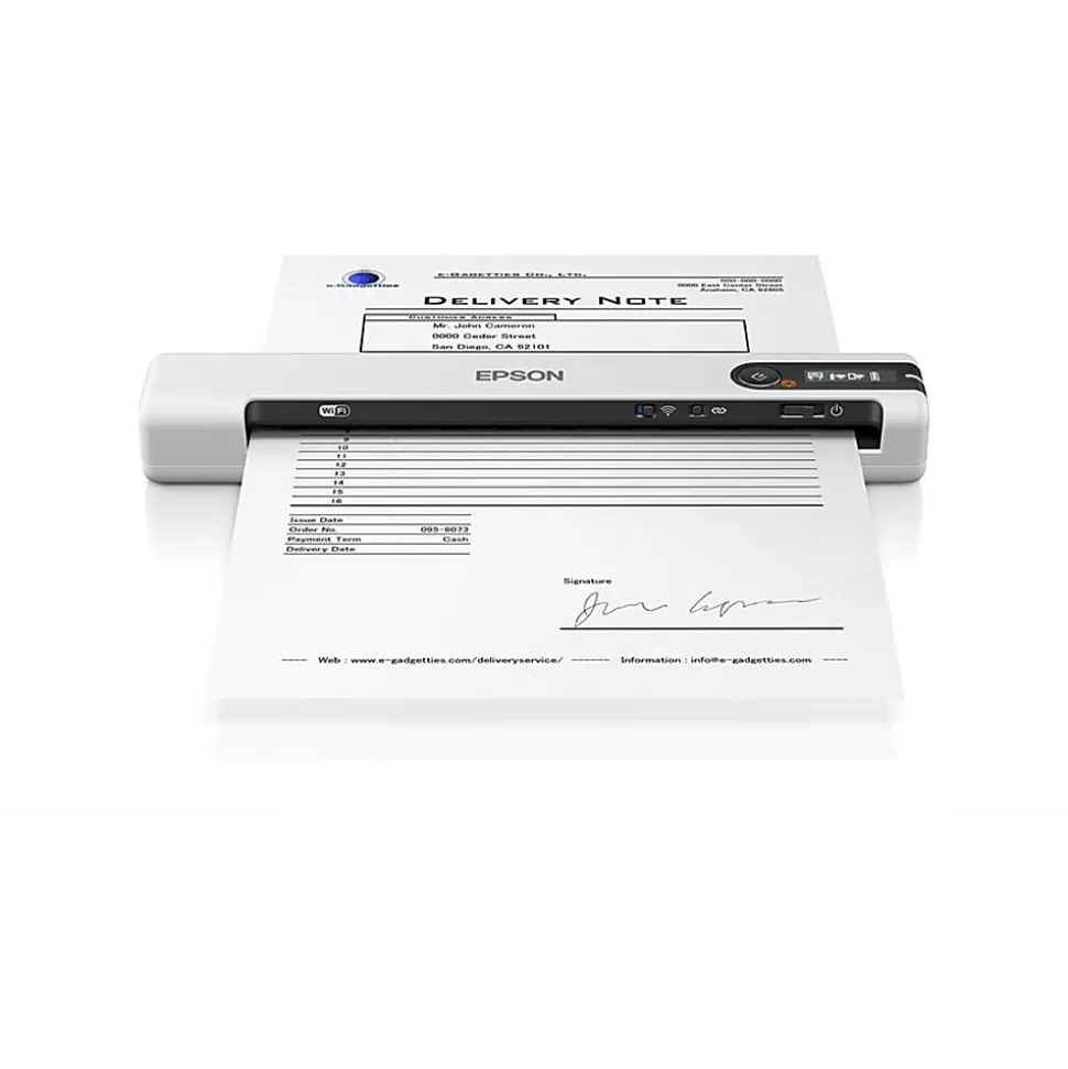 Epson® DS-80W Wireless Portable Color Document Scanner, B11B253202