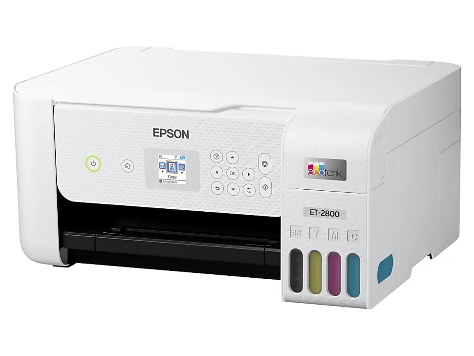 Epson® EcoTank ET-2800 All-in-One Supertank Color Printer, White