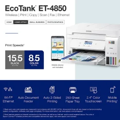 Epson EcoTank ET-4850 All-in-One Supertank Printer