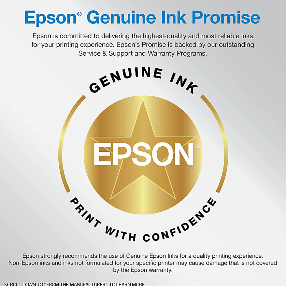 Epson EcoTank ET-2980 Wireless All-in-One Color Supertank Printer, White