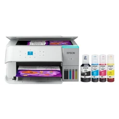 Epson EcoTank ET-2980 Wireless All-in-One Color Supertank Printer, White