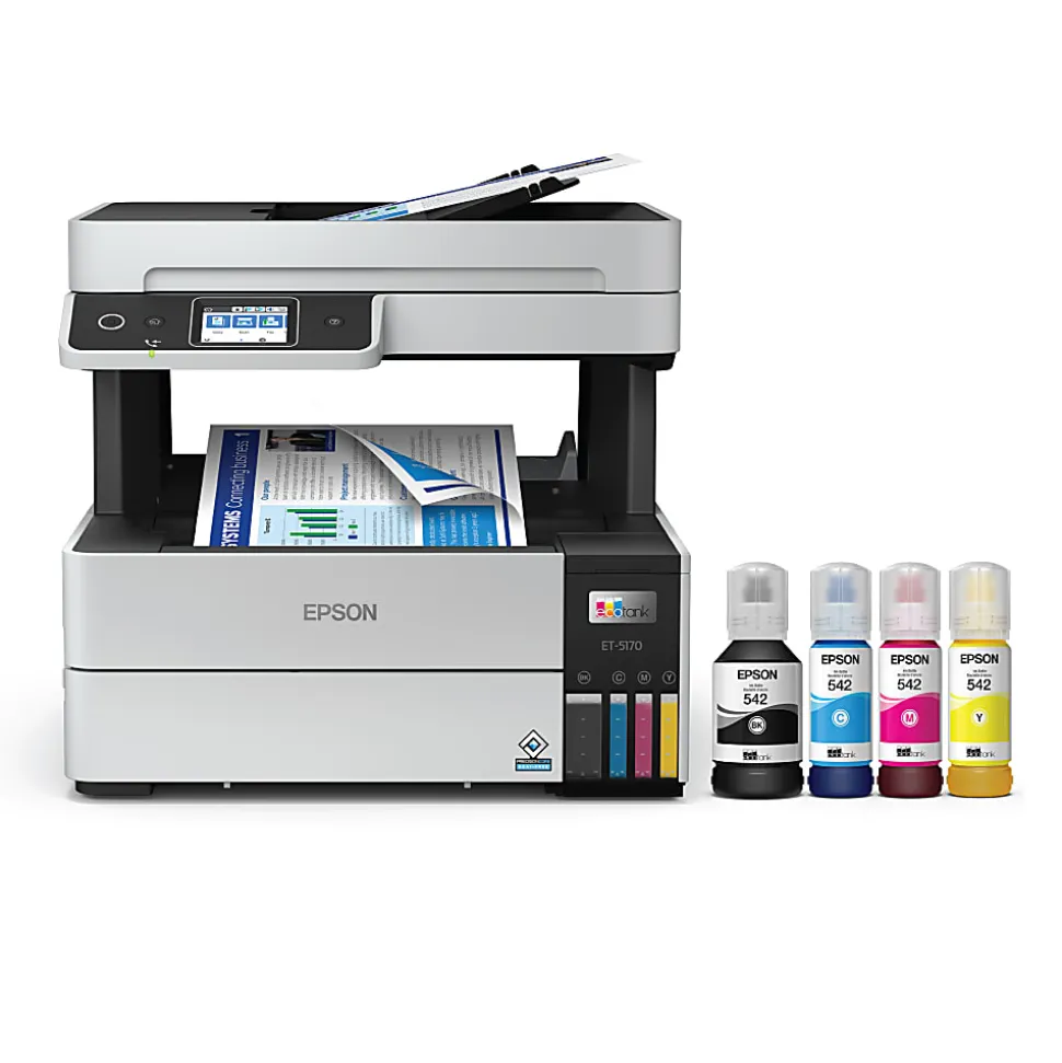 Epson® EcoTank® Pro ET-5170 C11CJ88201 InkJet All-In-One SuperTank Color Printer