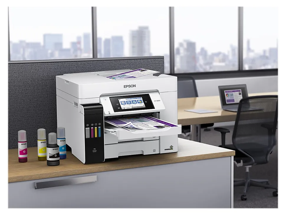 Epson® EcoTank® Pro ET-5850 SuperTank® Wireless Inkjet All-In-One Color Printer