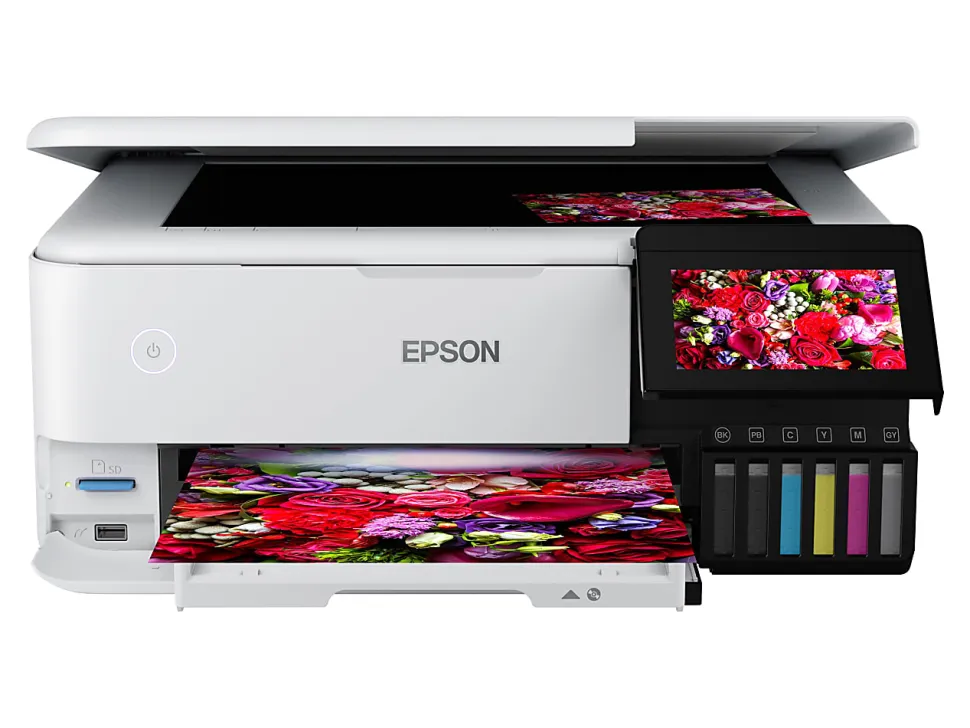 Epson® ET-8500 Wireless All-In-One Color Inkjet Printer