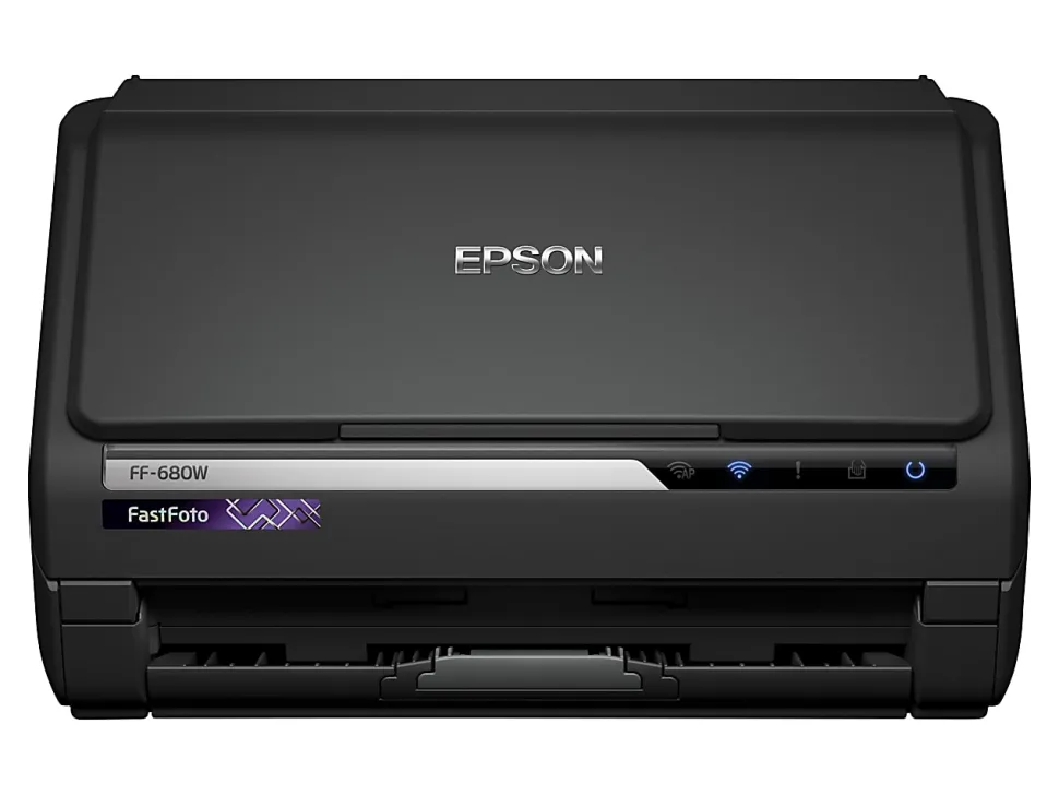 Epson® FastFoto® FF-680W High-Speed Wireless Desktop Photo Scanner
