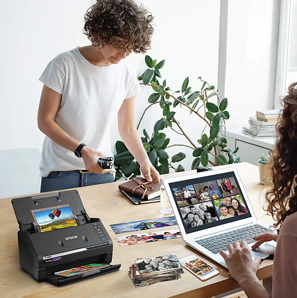 Epson® FastFoto® FF-680W High-Speed Wireless Desktop Photo Scanner