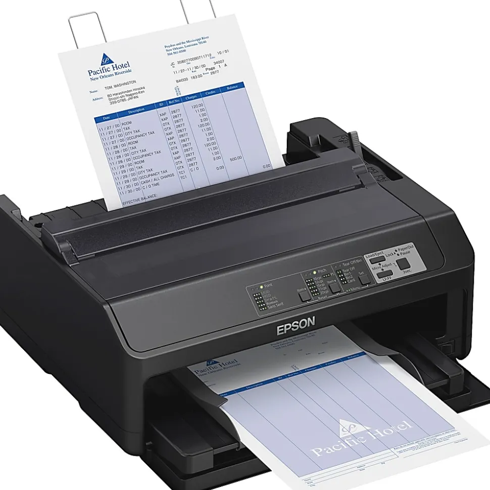 Epson FX-890II 9-pin Dot Matrix Printer, Monochrome, Energy Star, C11CF37201