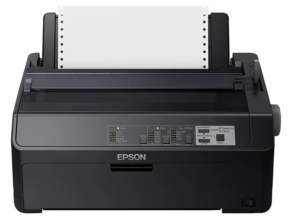 Epson FX-890II 9-pin Dot Matrix Printer, Monochrome, Energy Star, C11CF37201