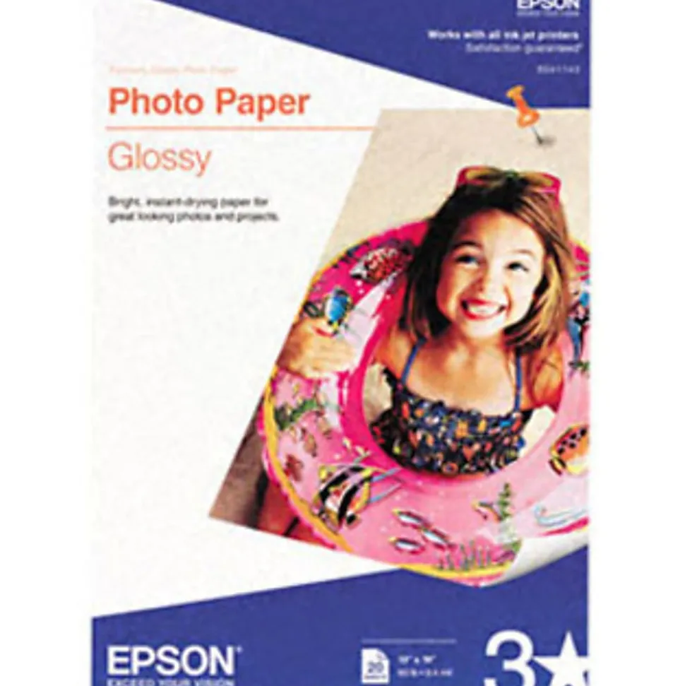 Epson® Glossy Photo Paper, 13" x 19", Pack Of 20 Sheets