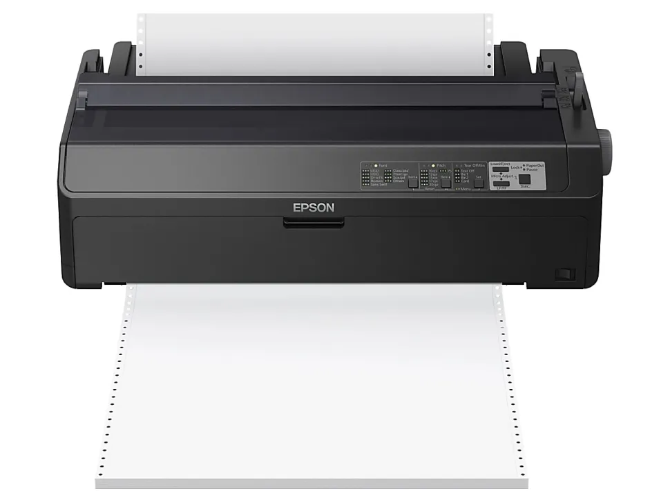Epson LQ 2090II NT Network Impact - Printer - B/W - dot-matrix - , 16 in (width), - 24 pin - up to 584 char/sec - parallel, USB 2.0, LAN