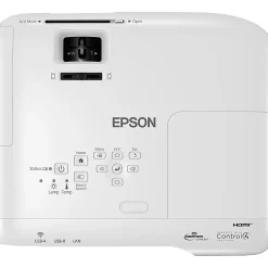 Epson PowerLite 118 LCD Projector - 4:3 - Ceiling Mountable - 1024x 768 - Front, Ceiling, Rear - 8000 Hour Normal Mode - V11HA03020