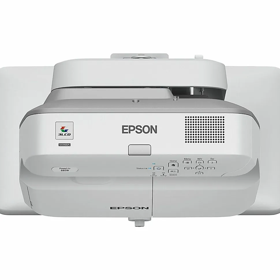 Epson PowerLite 685W Ultra Short Throw LCD Projector - 16:10 - 1280x 800 - Rear, Front - 5000 Hour Normal Mode - V11H744520