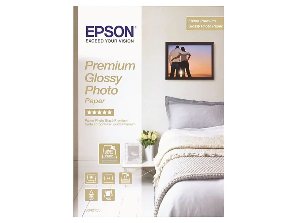 Epson® Premium Photo Paper, C, 17" x 22", Glossy, 25 Sheets