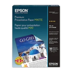 Epson® Premium Presentation Paper, White, Letter (8.5