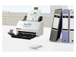 Epson® RapidReceipt™ Wireless Touchscreen Desktop Receipt And Color Document Scanner With Auto Document Feeder, RR-600W
